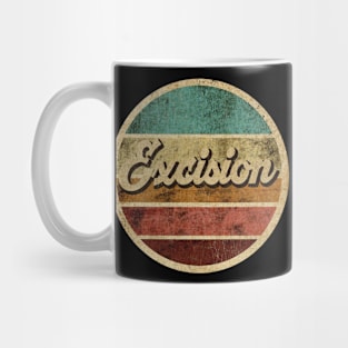 Tanatoraja, circle retro fadedExcision Mug